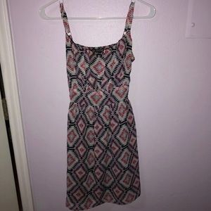 Aztec print dress